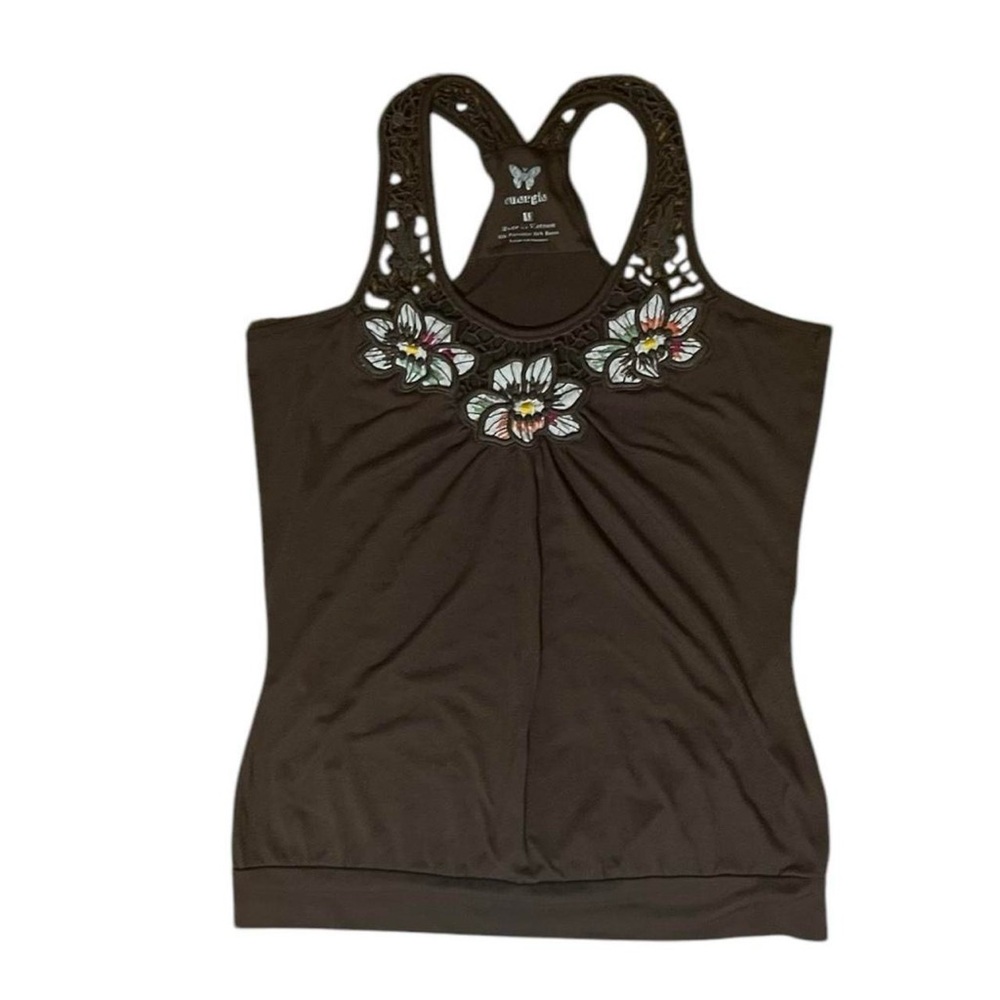 Aeropostale Brown Floral Women's Top